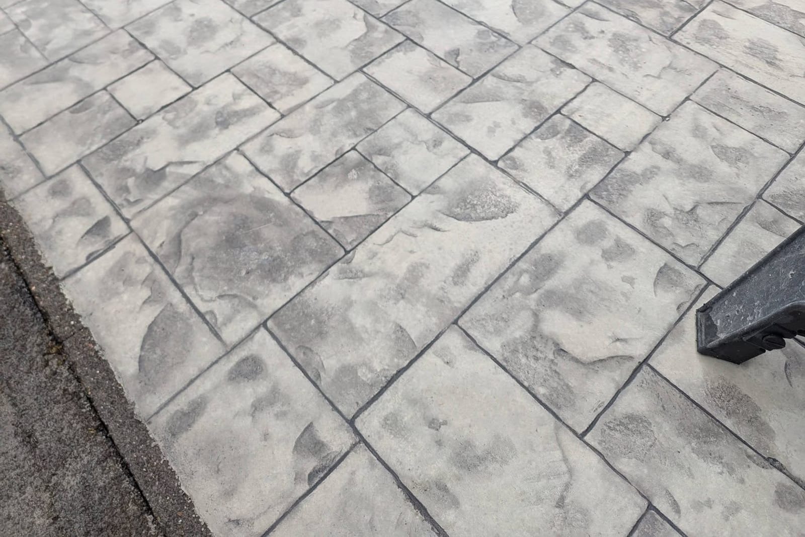 Printed Concrete Driveways by CVA Building and Electrical